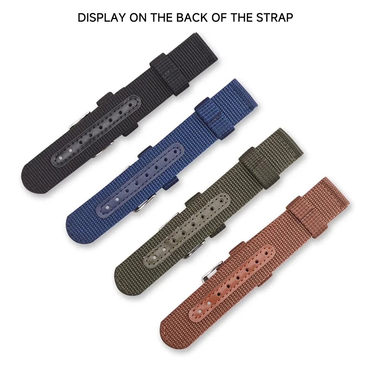 Canvas Strap Watch - ผ้าใบไนลอนคุณภาพสูงนาฬิกาทอนุ่มเข็มขัด Universal สร้อยข้อมือสําหรับผู้ชายผู้หญิงสายรัดข้อมือกีฬา 18 มม.20 มม.22