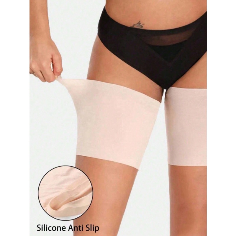 Silicone Band Women - แถบรัดต้นขาป้องกันการเสียดสีสำหรับผู้หญิง แถบซิลิโคนยืดหยุ่นสูง กันลื่น ป้องกันรอยขีดข่วน สวมใส่สบาย
