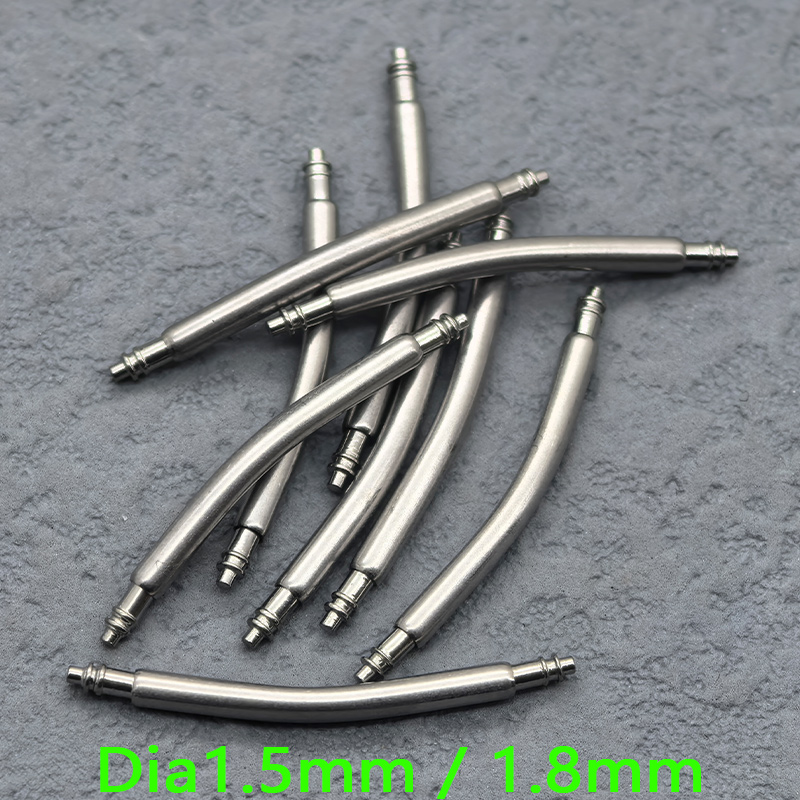 Curved Spring Bar - สลักสปริงโค้ง 10/20 ชิ้น ขนาดเส้นผ่านศูนย์กลาง 1.5 มม./1.8