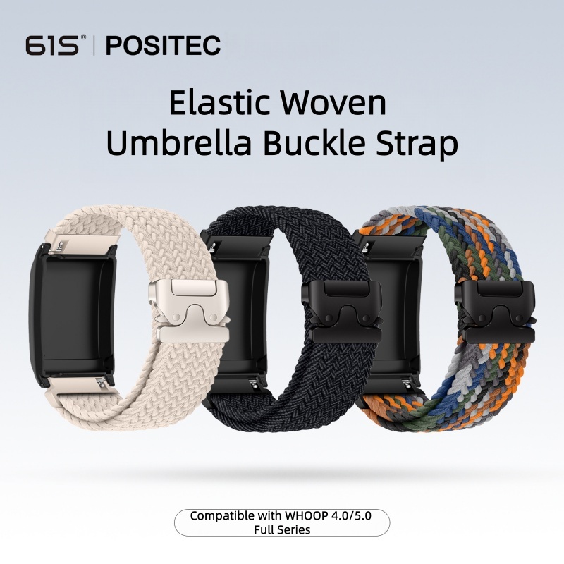 Parachute Strap Elastic - สายนาฬิกาไนลอนแบบยืดหยุ่นสำหรับ Whoop 5.0 สายนาฬิกาผ้าทอพร้อมฝาครอบสำหรับสายรัดข้อมือ Whoop 4.0