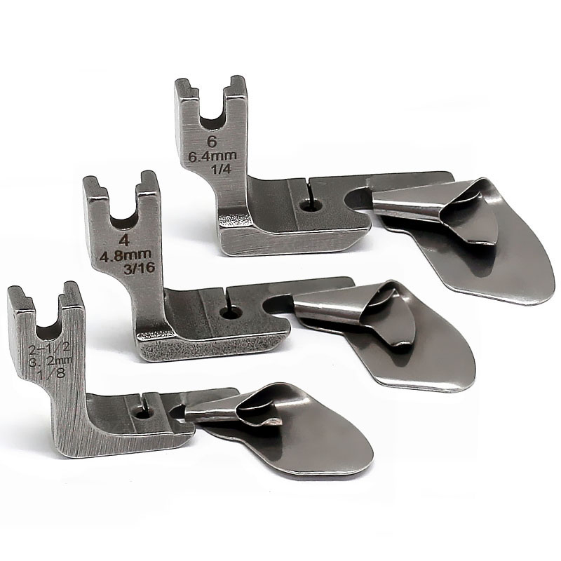 Curved Spring Bar - จักรเย็บผ้าอุตสาหกรรม Multi-Function โค้ง Hemming เท้า Hem