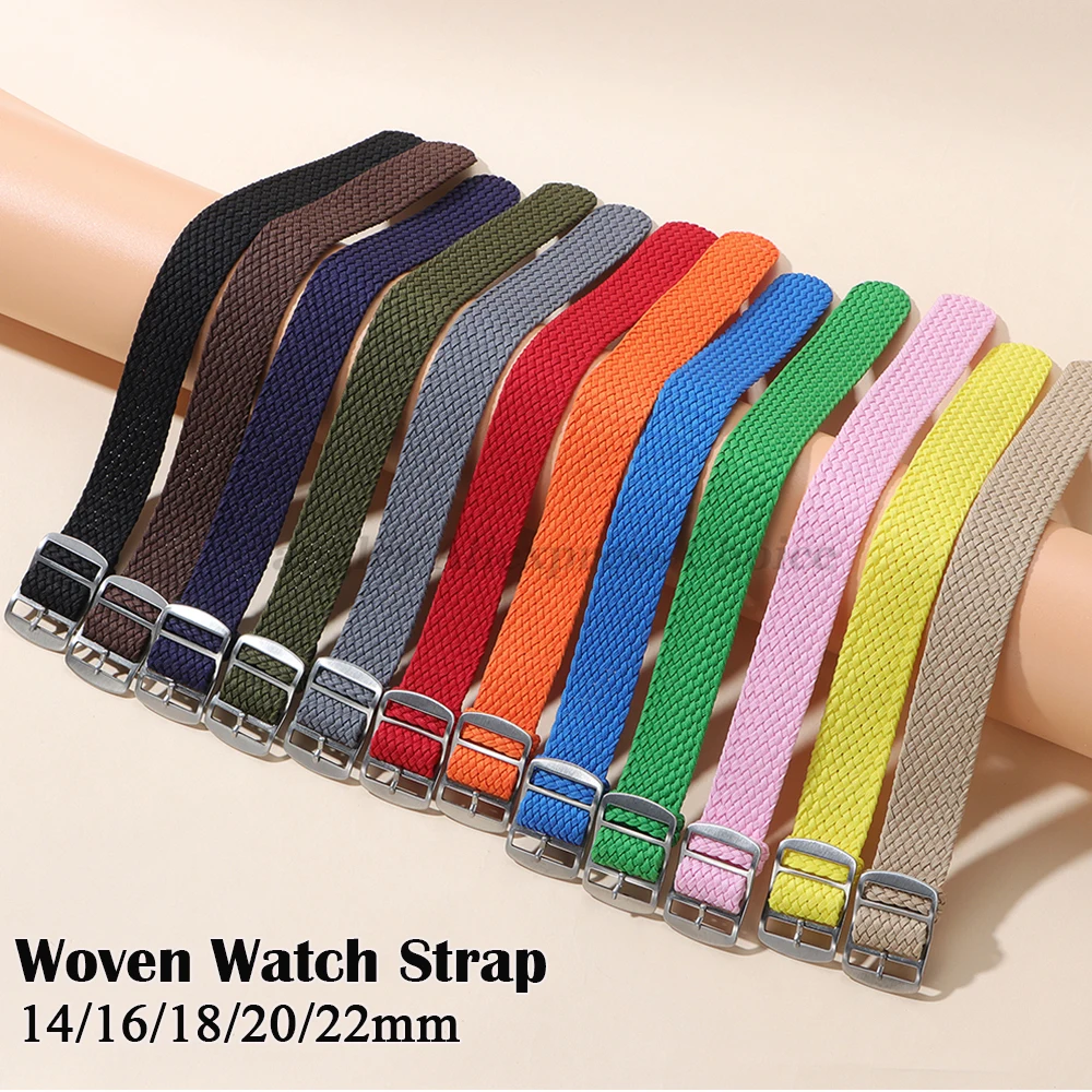 Perlon Strap Woven - 14mm 16mm 18mm 20mm 22mm ผ้าทอไนลอนสําหรับ
