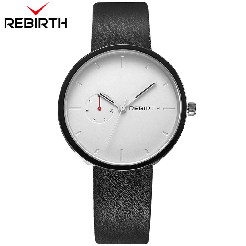 Leather Watch Band Men - 2018 Rebirth ยอดนิยมผู้ชายผู้หญิงนาฬิกา Casual Mens สุภาพสตรี