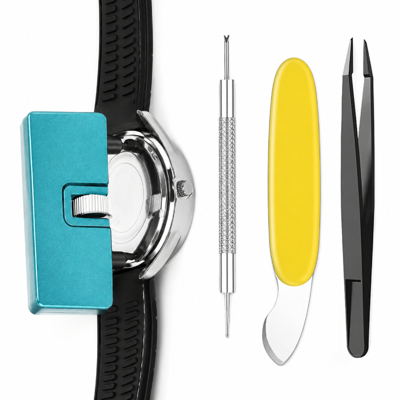 Spring Bar Tool Set - ชุดเครื่องมือช่างซ่อมนาฬิกามืออาชีพ ชุดถอดสายนาฬิกา, แท่งสปริง, แหนบ, ที่เปิดฝาหลังนาฬิกา สำหรับการบำรุงรักษาสายนาฬิกา