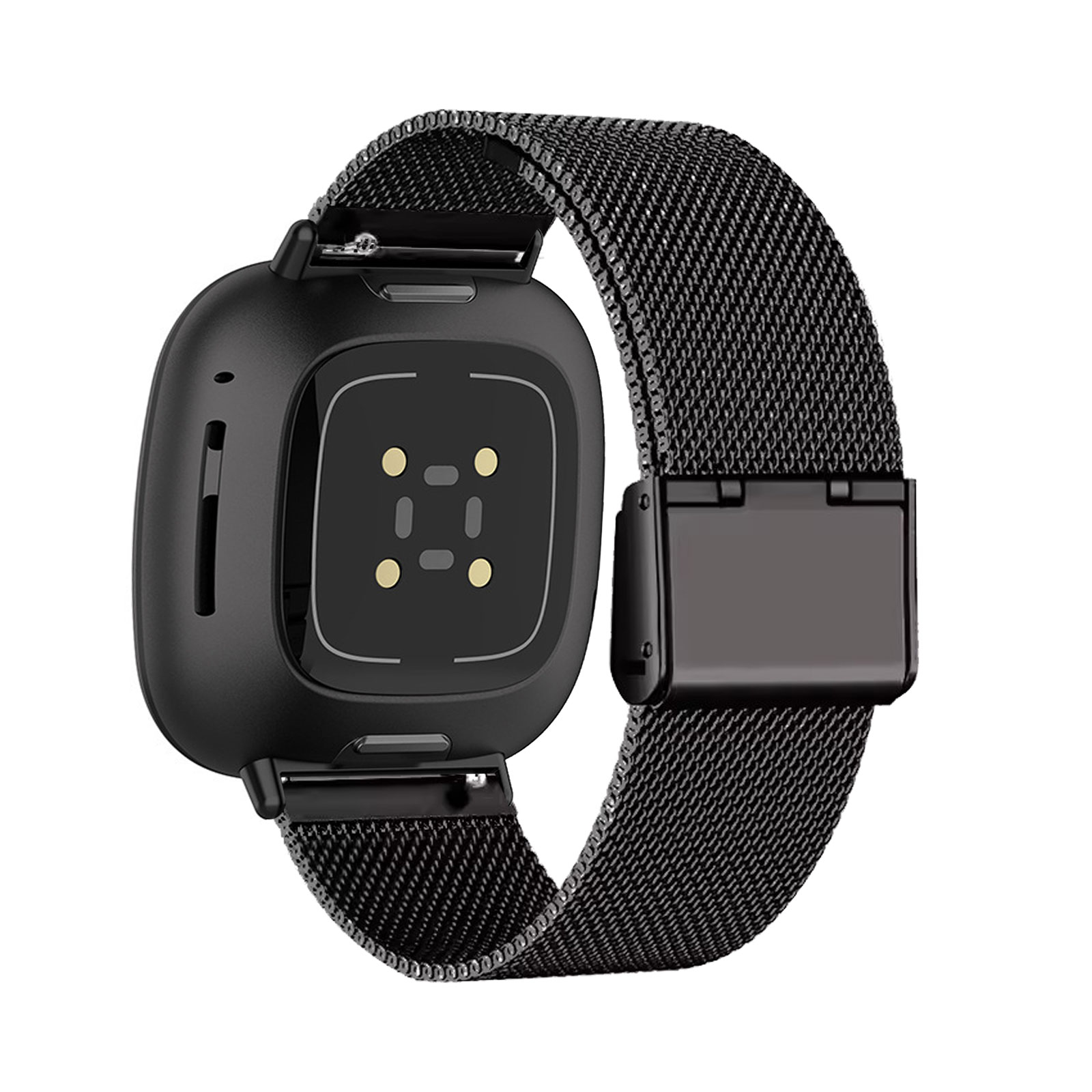 Mesh Strap Metal - สายรัดโลหะสำหรับฟิตบิท เวอร์ซ่า 4/เวอร์ซ่า 3/เซนส์/เซนส์ 2 สายรัด,