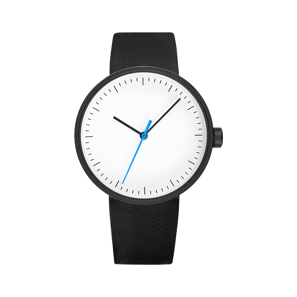 Leather Watch Band Men - อุทัยนาฬิกาผู้ชายอินเทรนด์กีฬาคู่นาฬิกาสายหนังนักเรียนแฟชั่นผู้หญิงนาฬิกาข้อมือควอตซ์