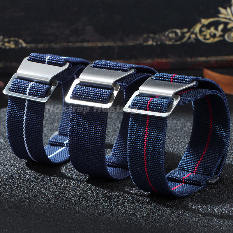 18/20/22 มม.สายนาฬิกาไนลอนยืดห - Parachute Strap Elastic บทวิจารณ์และราคา