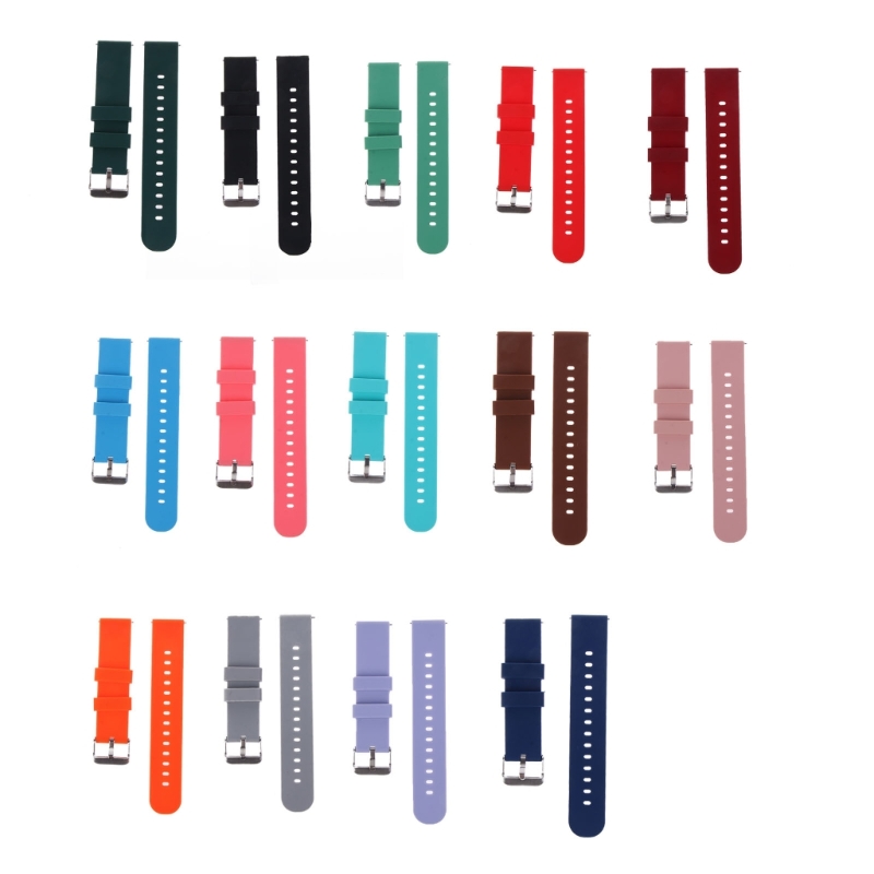 สายซิลิโคน20/22มม. นุ่มปลดออกไ - Silicone Watch Band 22Mm บทวิจารณ์และราคา