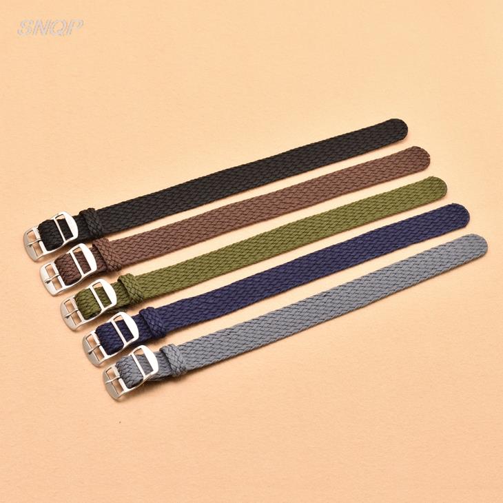 20มม. 22มม. สีดำน้ำเงินเข้มสำห - Perlon Strap Woven บทวิจารณ์และราคา