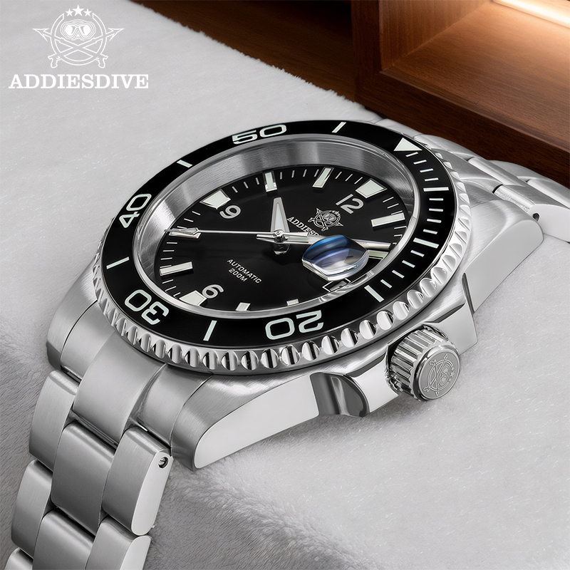 ADDIESDIVE ใหม่ดําน้ําของขวัญน - Stainless Bracelet Diver บทวิจารณ์และราคา