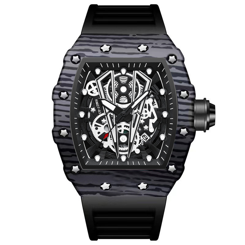นาฬิกาควอตซ์แฟชั่น BINBOND B85 - Rubber Strap Diver บทวิจารณ์และราคา