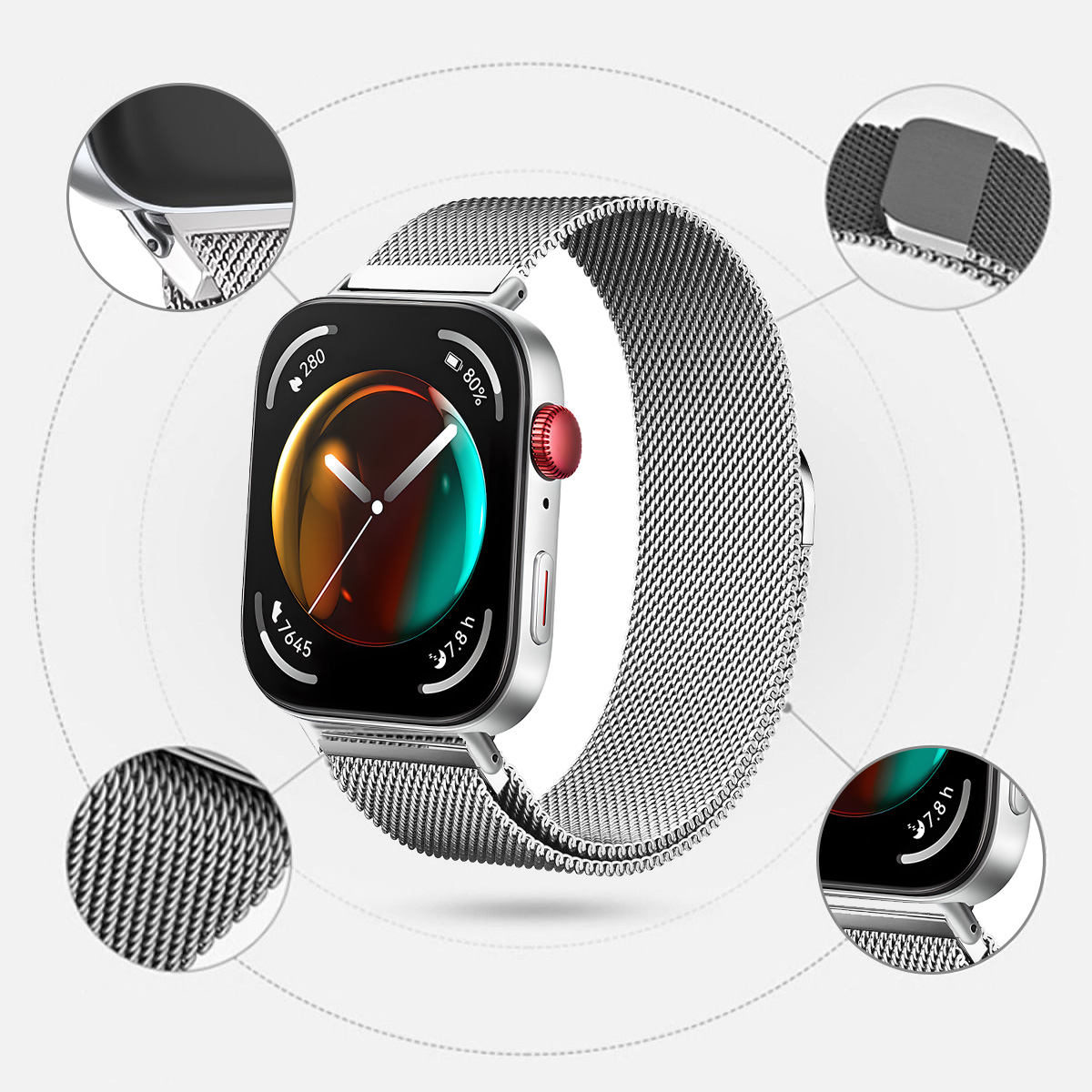 สายรัดข้อมือแบบแม่เหล็ก Milane - Milanese Loop Magnetic บทวิจารณ์และราคา