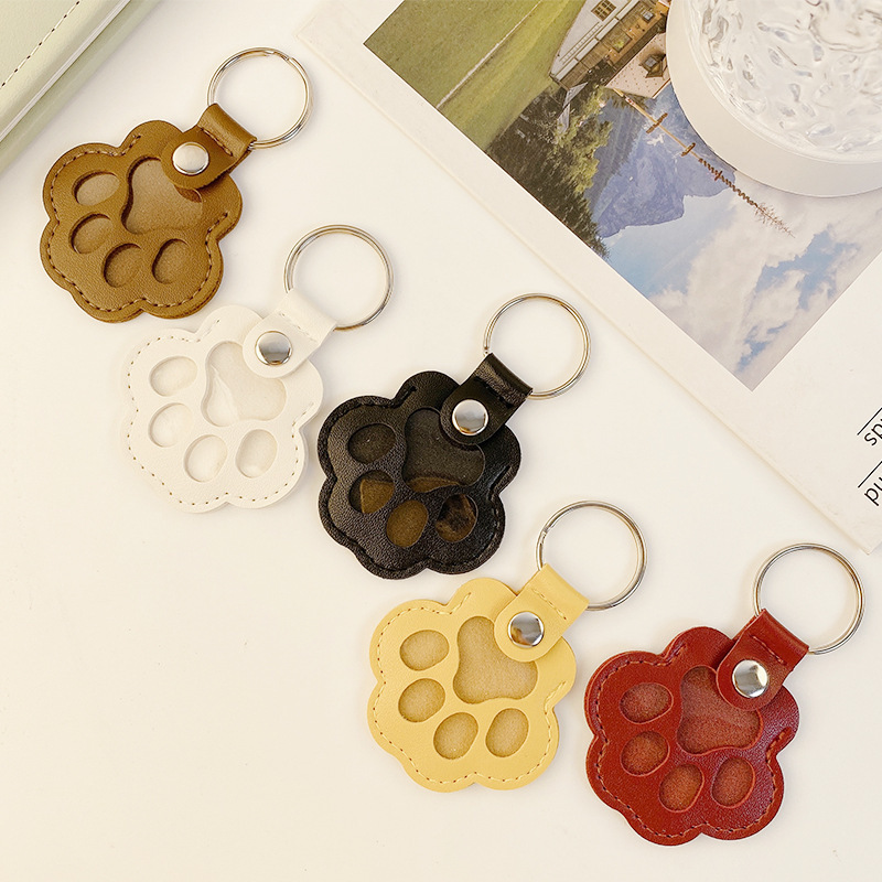 พวงกุญแจเก็บขนสุนัข หนังแท้ ขอ - Leather Strap Quick Release บทวิจารณ์และราคา