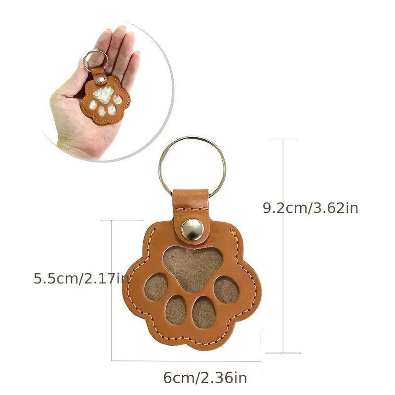 พวงกุญแจเก็บขนสุนัข หนังแท้ ขอ - Leather Strap Quick Release บทวิจารณ์และราคา
