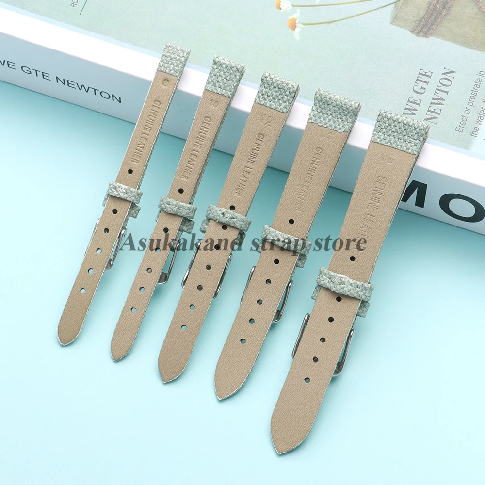 ขนาดเล็ก 8 มม. 10 มม. 12 มม. 1 - Suede Strap Watch บทวิจารณ์และราคา