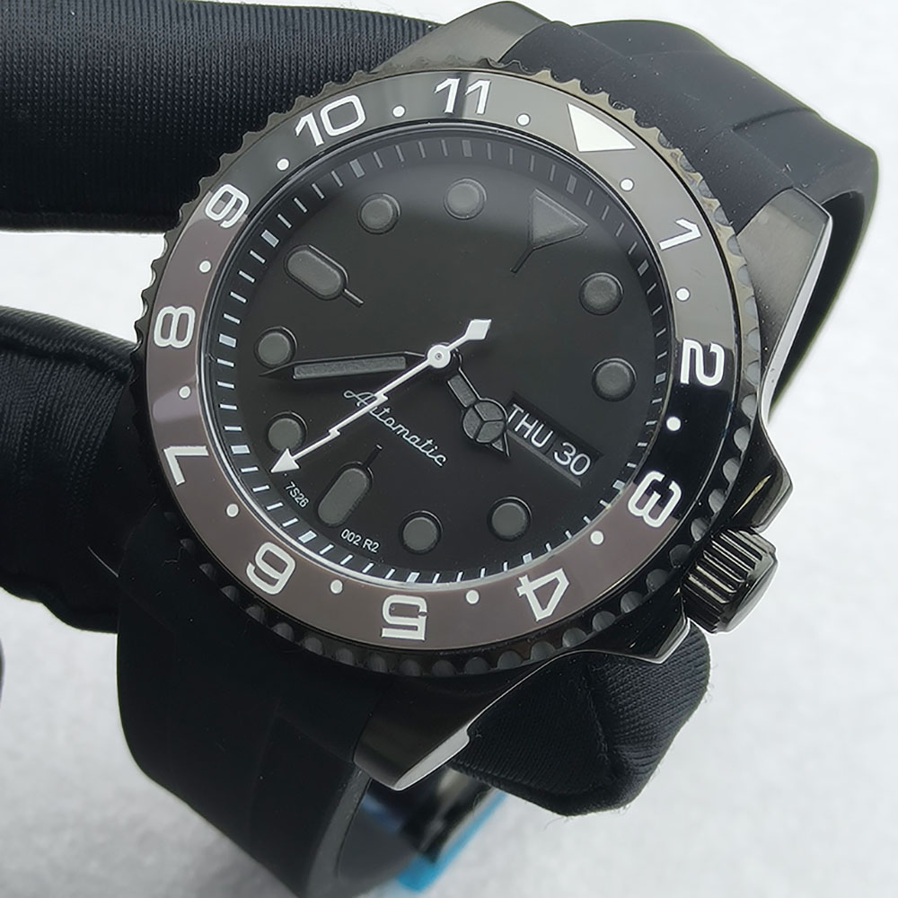 นาฬิกา 40 มม. NH36 สีดำ นาฬิกา - Stainless Bracelet Diver บทวิจารณ์และราคา