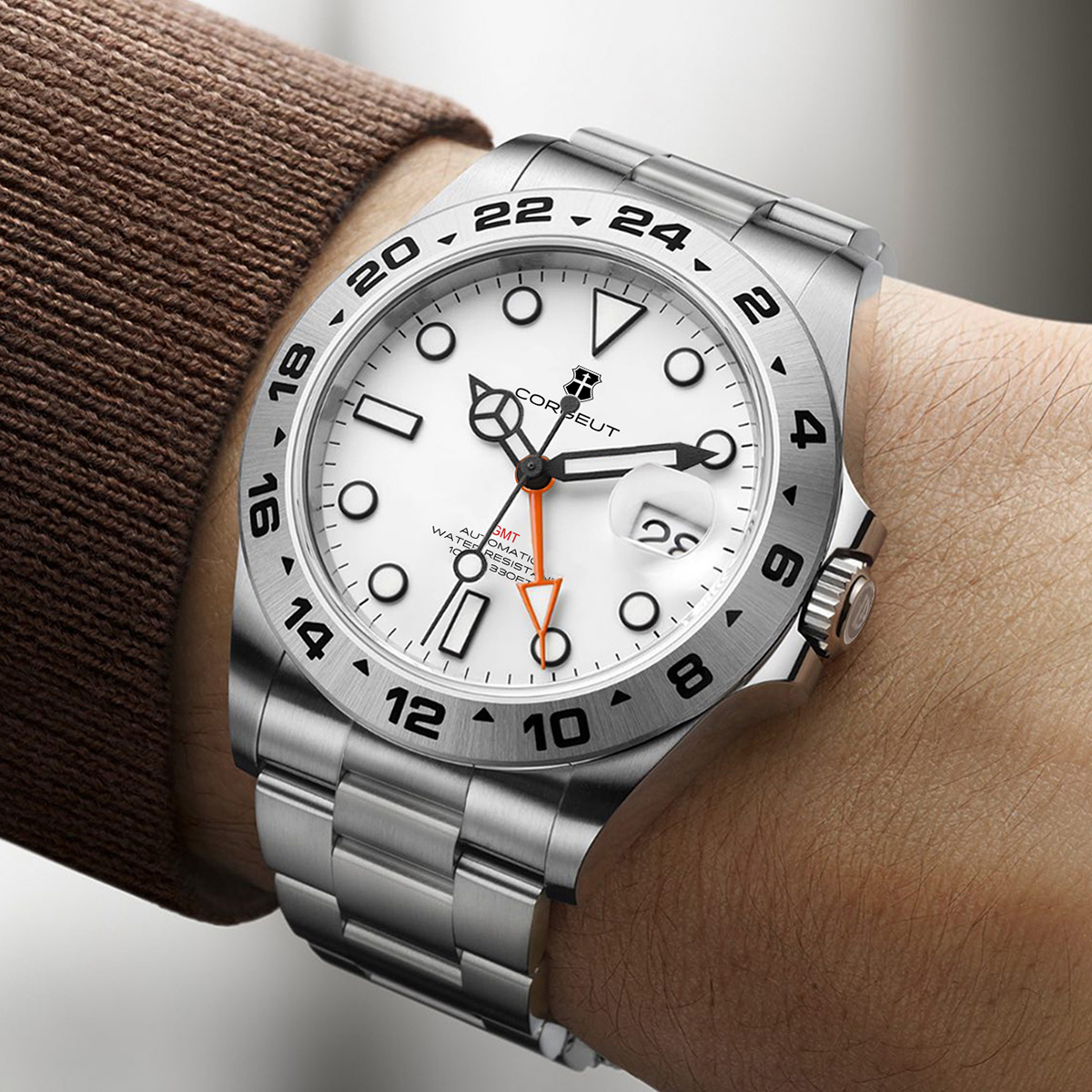 CUSTOM Luxury 39 มม.NH34 อัตโน - Stainless Bracelet Diver บทวิจารณ์และราคา