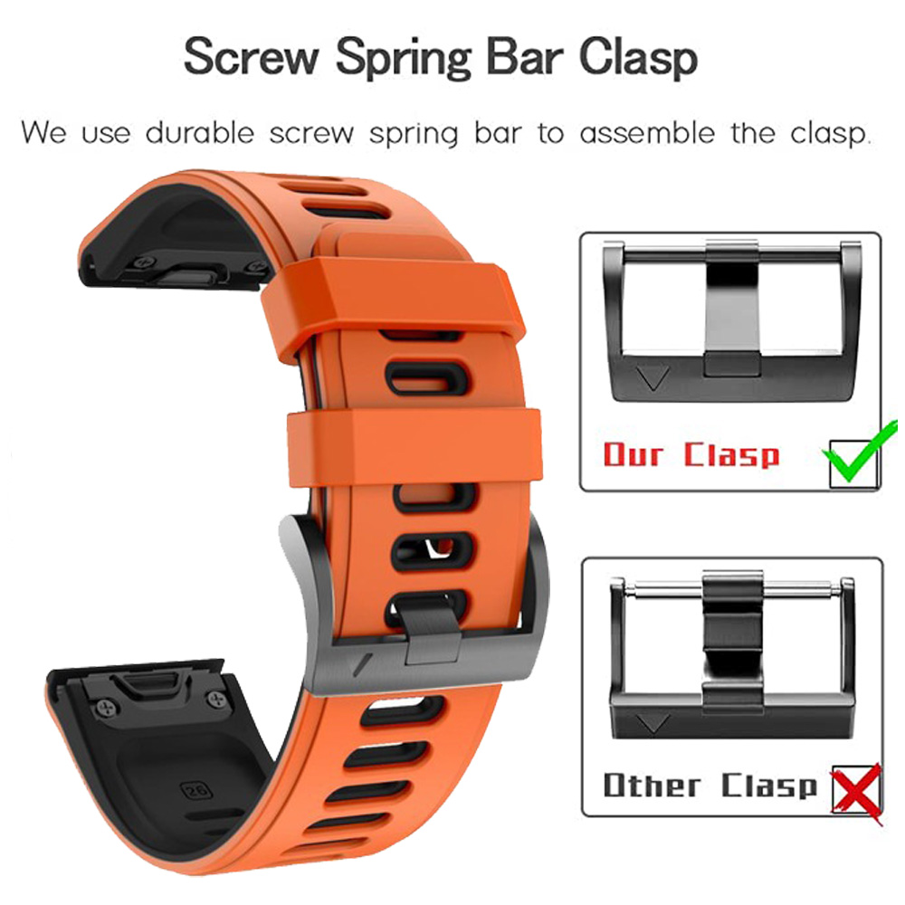 อะไหล่สายนาฬิกาข้อมือ22มม. 26ม - Silicone Watch Band 22Mm บทวิจารณ์และราคา
