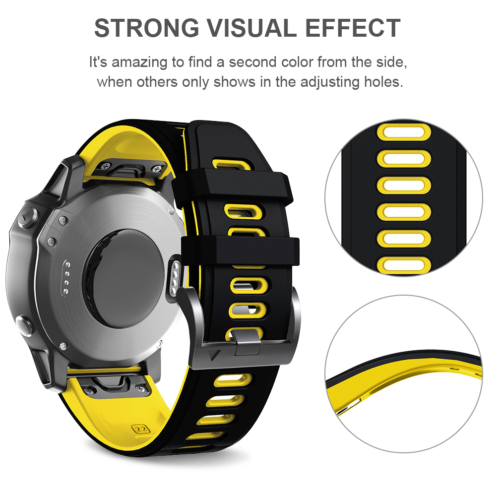 อะไหล่สายนาฬิกาข้อมือ22มม. 26ม - Silicone Watch Band 22Mm บทวิจารณ์และราคา