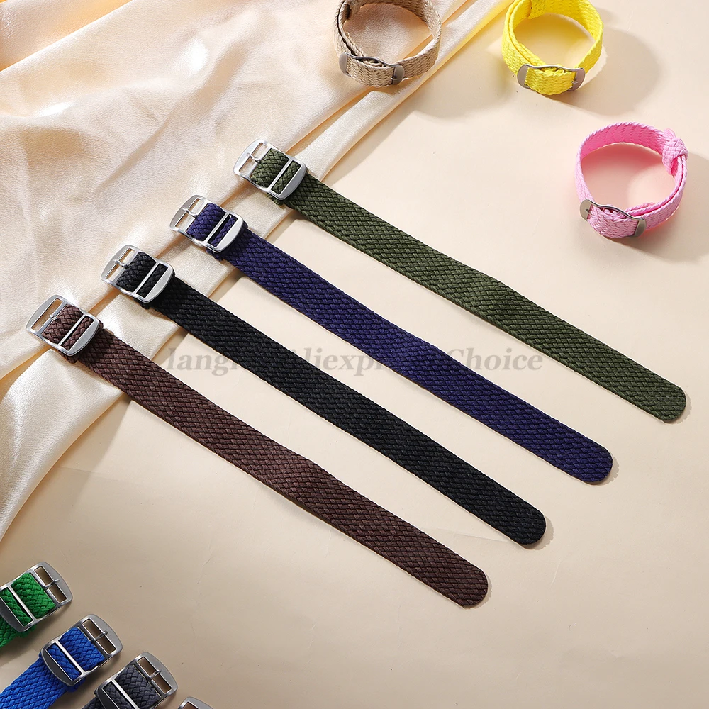 14mm 16mm 18mm 20mm 22mm ผ้าทอ - Perlon Strap Woven บทวิจารณ์และราคา