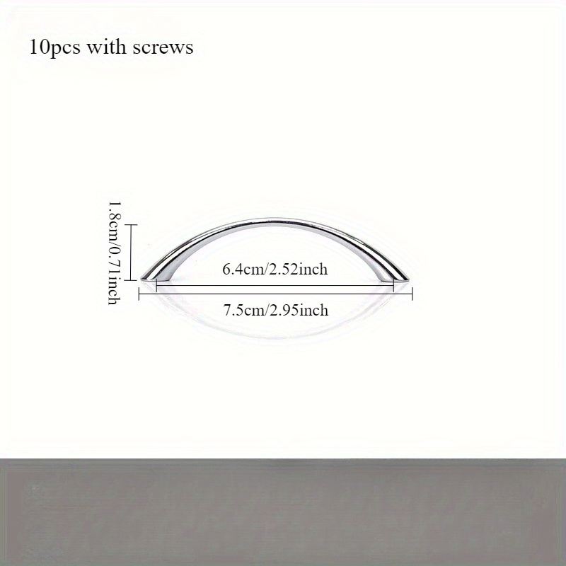 มือจับเฟอร์นิเจอร์โลหะผสมสังกะ - Curved Spring Bar บทวิจารณ์และราคา