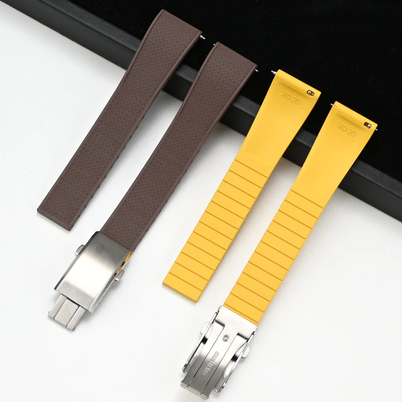 สายนาฬิกายางฟลูออโร FKM สายรัด - Suede Strap Watch บทวิจารณ์และราคา