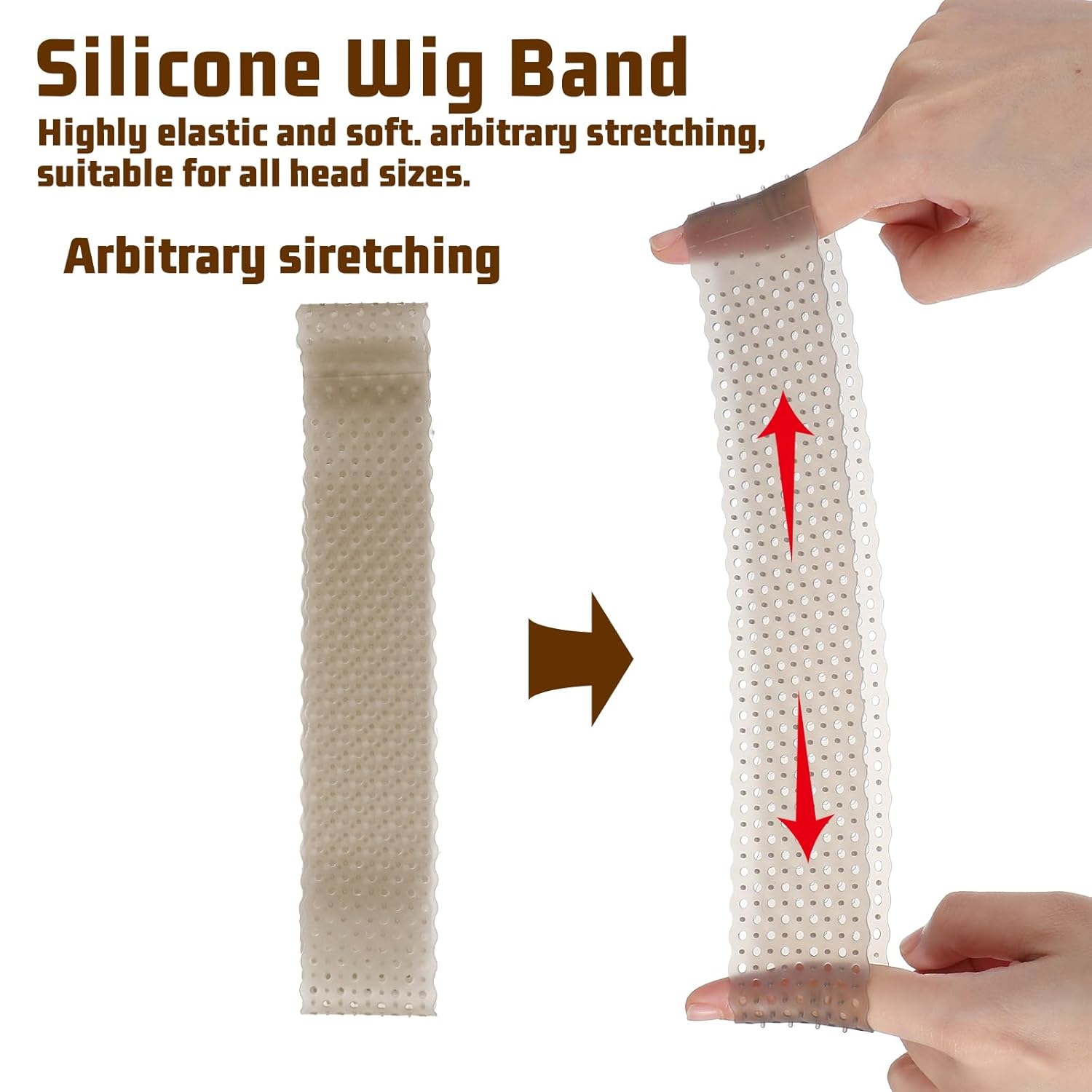 ที่คาดผมซิลิโคนกันลื่นแบบระบาย - Silicone Band Women บทวิจารณ์และราคา