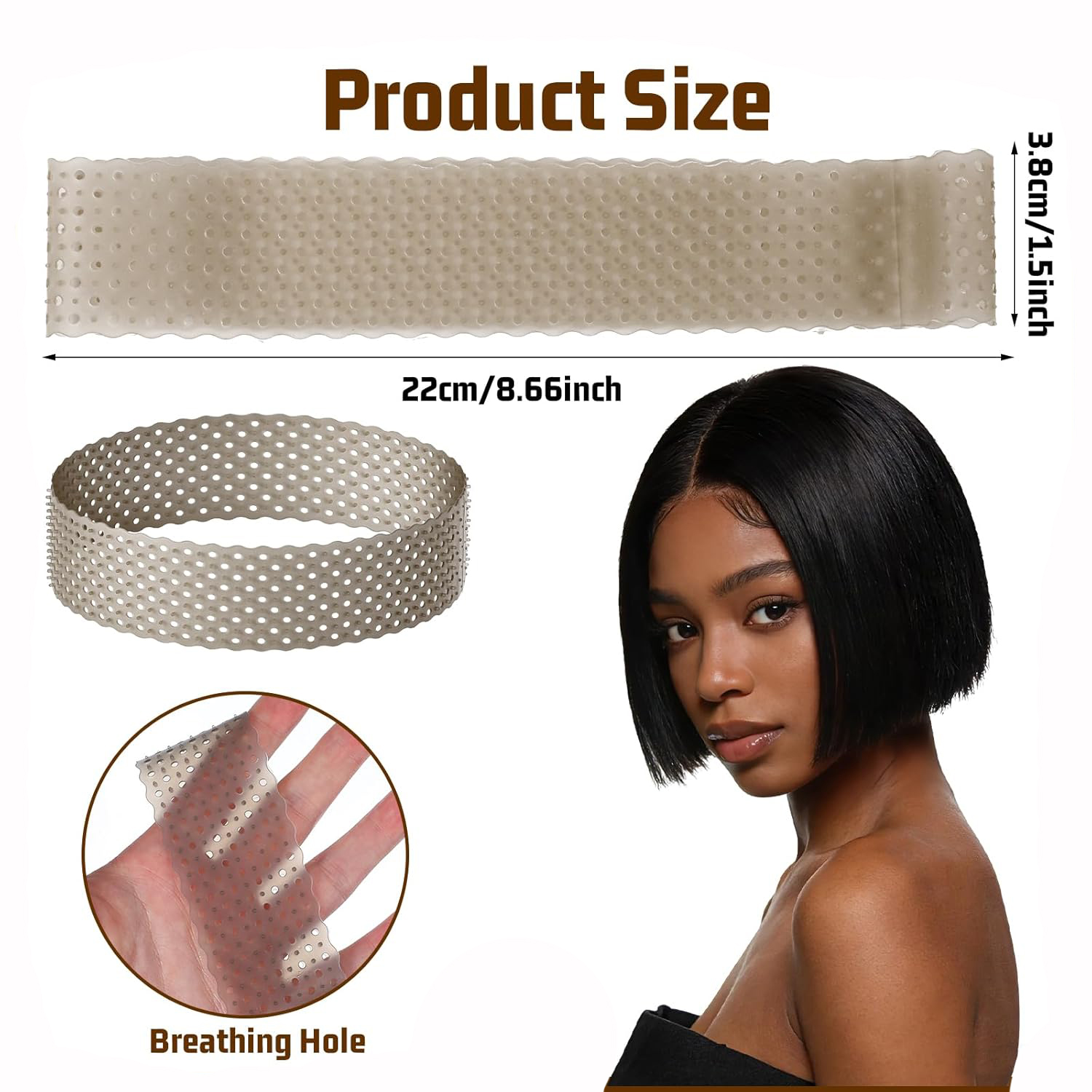 ที่คาดผมซิลิโคนกันลื่นแบบระบาย - Silicone Band Women บทวิจารณ์และราคา