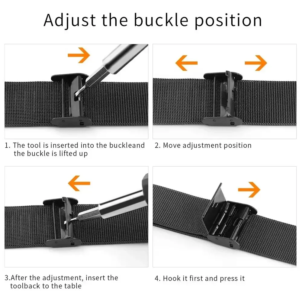 สายโลหะสำหรับสายนาฬิกาเกียรติย - Mesh Strap Metal บทวิจารณ์และราคา