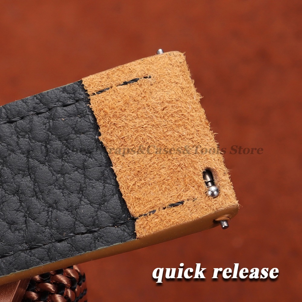 สายนาฬิกาหนังวินเทจหนังกลับวัว - Suede Strap Watch บทวิจารณ์และราคา