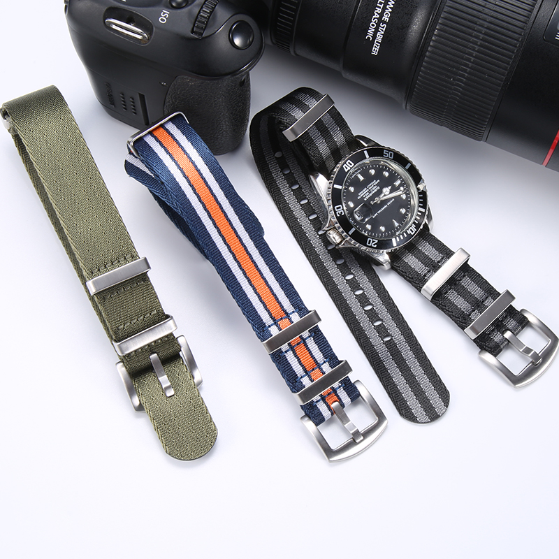 High End ไนล่อนนาฬิกาเปลี่ยนสา - Nato Strap Nylon บทวิจารณ์และราคา