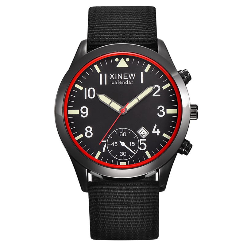 2020 XINEW นาฬิกาผู้ชายแฟชั่นเ - Canvas Strap Watch บทวิจารณ์และราคา