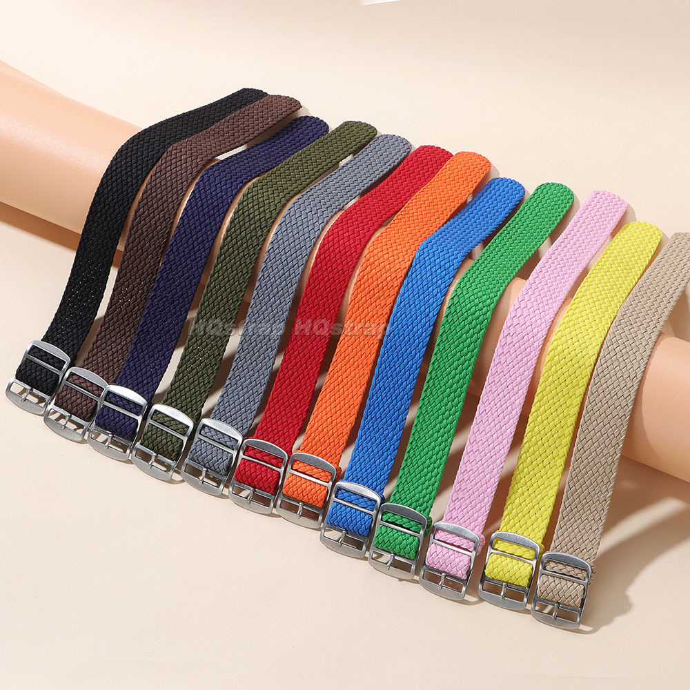 14mm 16mm 18mm 20mm 22mm ทอไนล - Perlon Strap Woven บทวิจารณ์และราคา