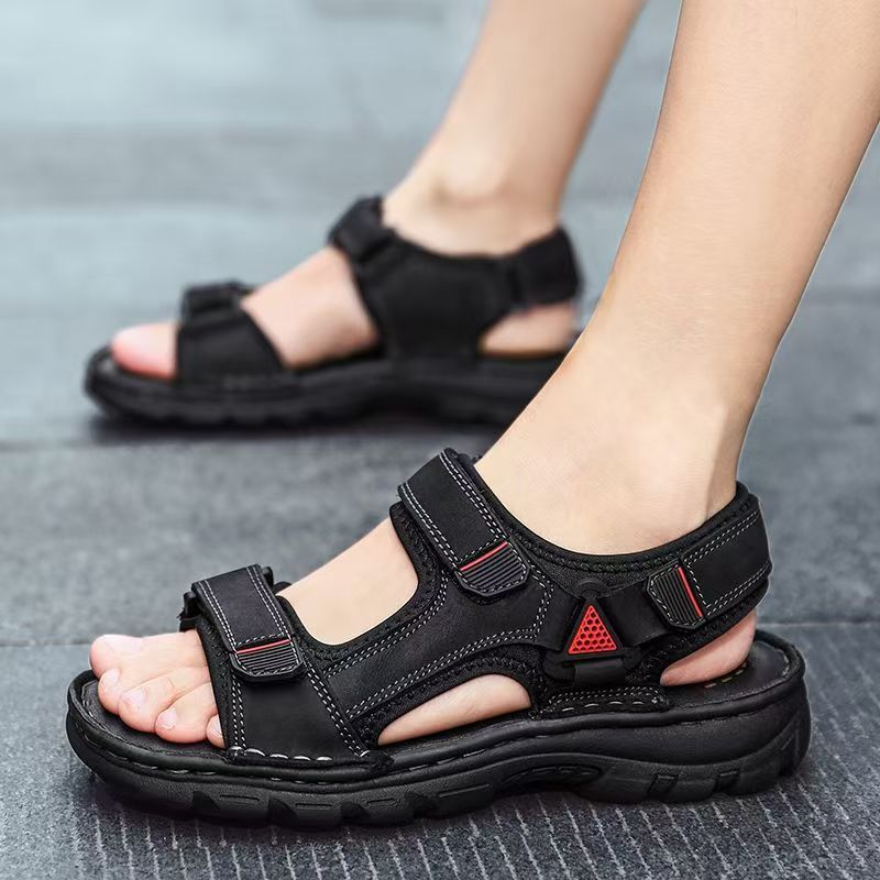 รองเท้าแตะชายหนังแท้รุ่นใหม่สำ - Sport Loop Velcro บทวิจารณ์และราคา