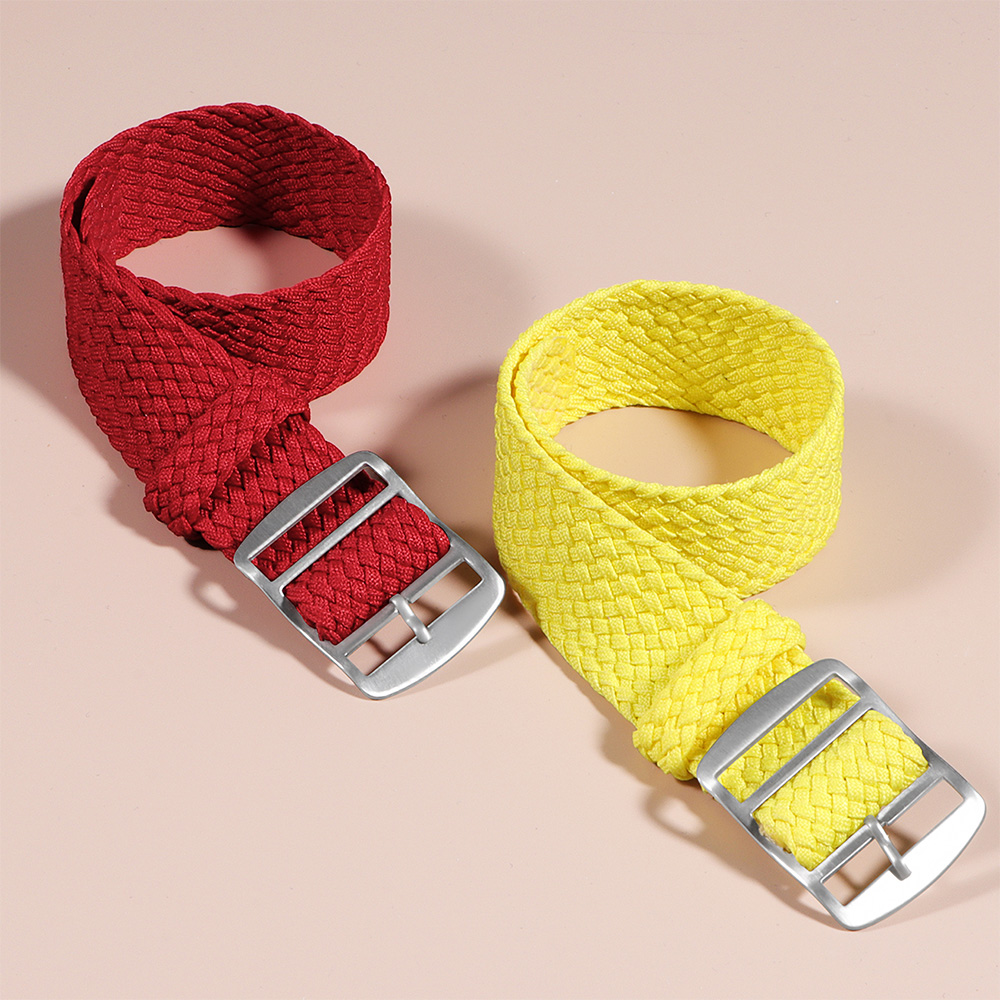 สายนาฬิกาไนลอนถักแบบแคนวาส ขนา - Perlon Strap Woven บทวิจารณ์และราคา