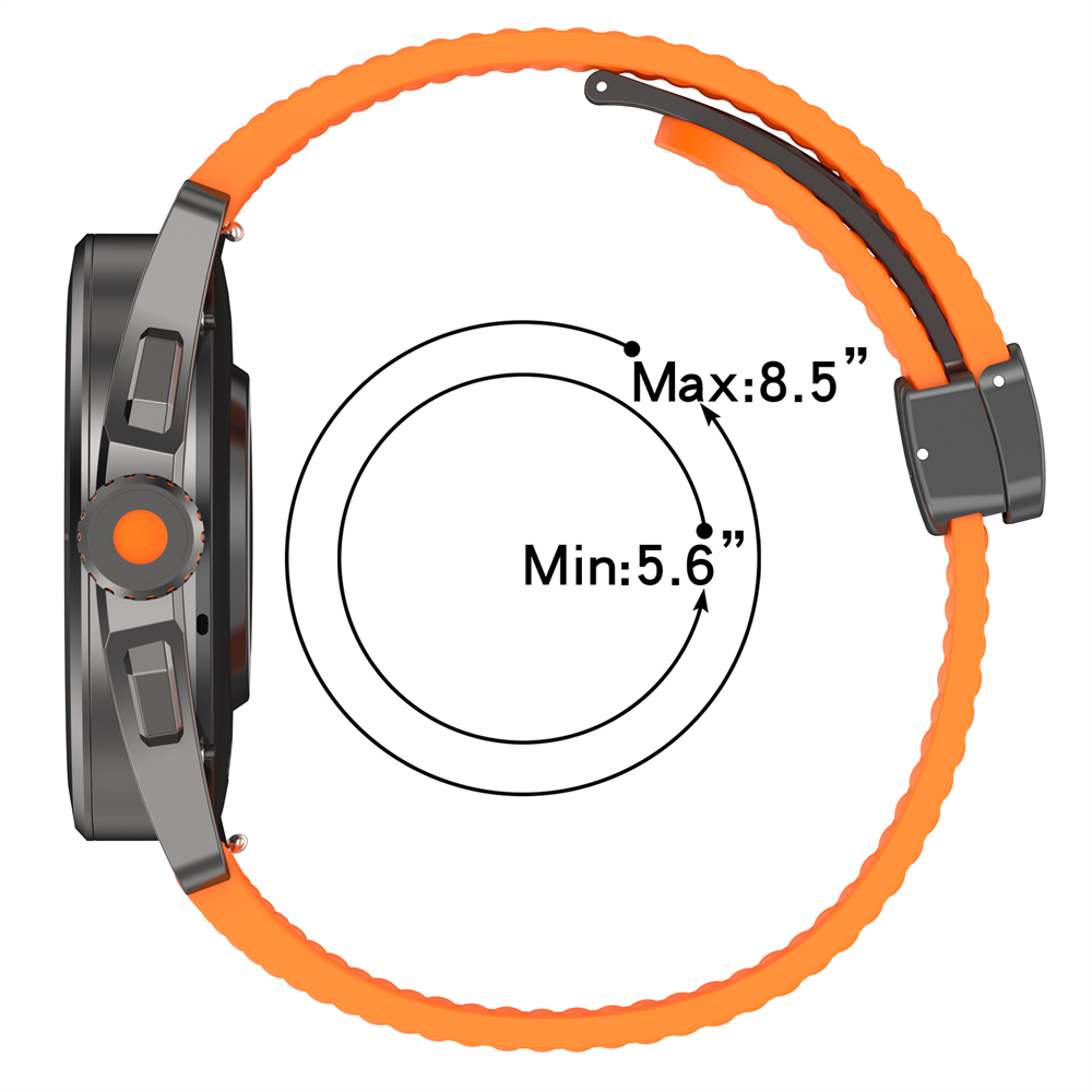 สายซิลิโคน 22 มม.สําหรับนาฬิกา - Silicone Watch Band 22Mm บทวิจารณ์และราคา