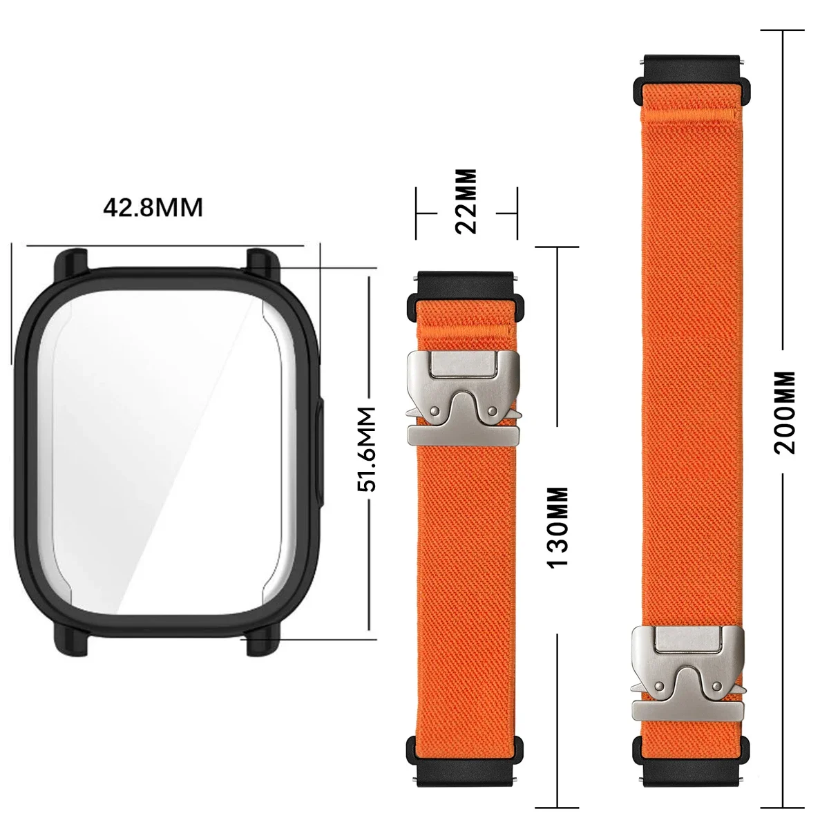 สายรัดไนลอน + เคสTPUสําหรับRed - Parachute Strap Elastic บทวิจารณ์และราคา