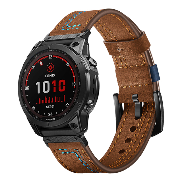 22 มม.26 มม.สายหนังแท้สําหรับ  - Leather Strap Quick Release บทวิจารณ์และราคา