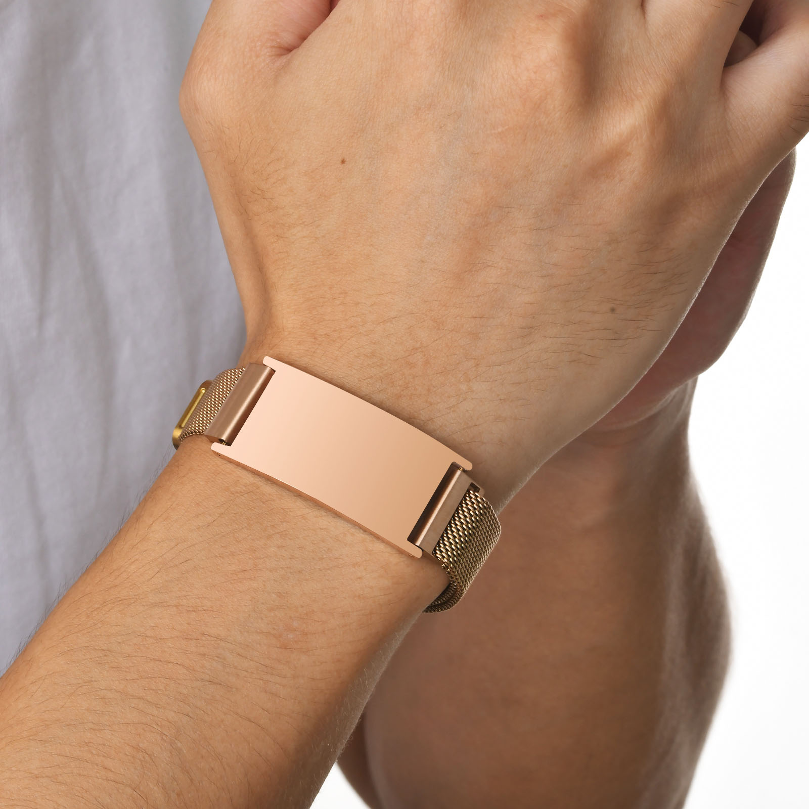Chunky แม่เหล็กตาข่ายสร้อยข้อม - Mesh Strap Metal บทวิจารณ์และราคา