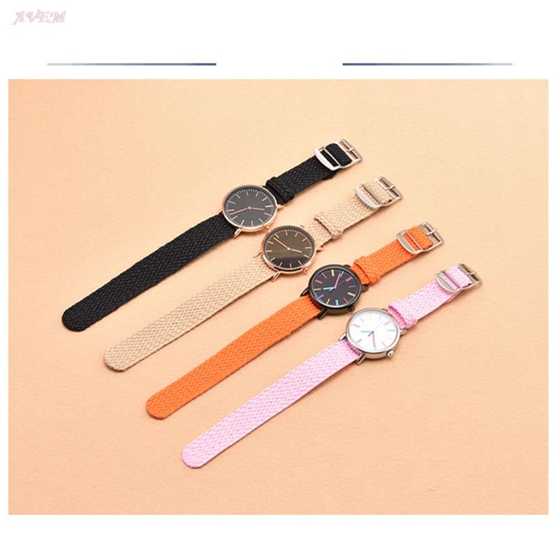 ผ้าใบกีฬานาฬิกาที่มีสีสันไนลอน - Perlon Strap Woven บทวิจารณ์และราคา