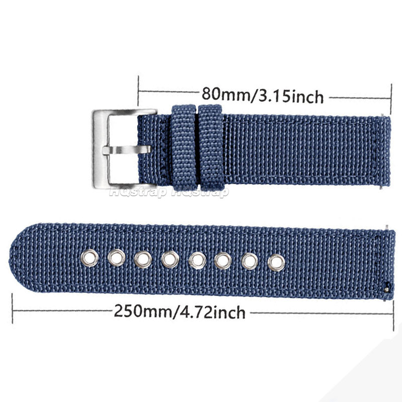 สายไนลอน 18 มม.20 มม.22 มม.ผ้า - Nato Strap Nylon บทวิจารณ์และราคา