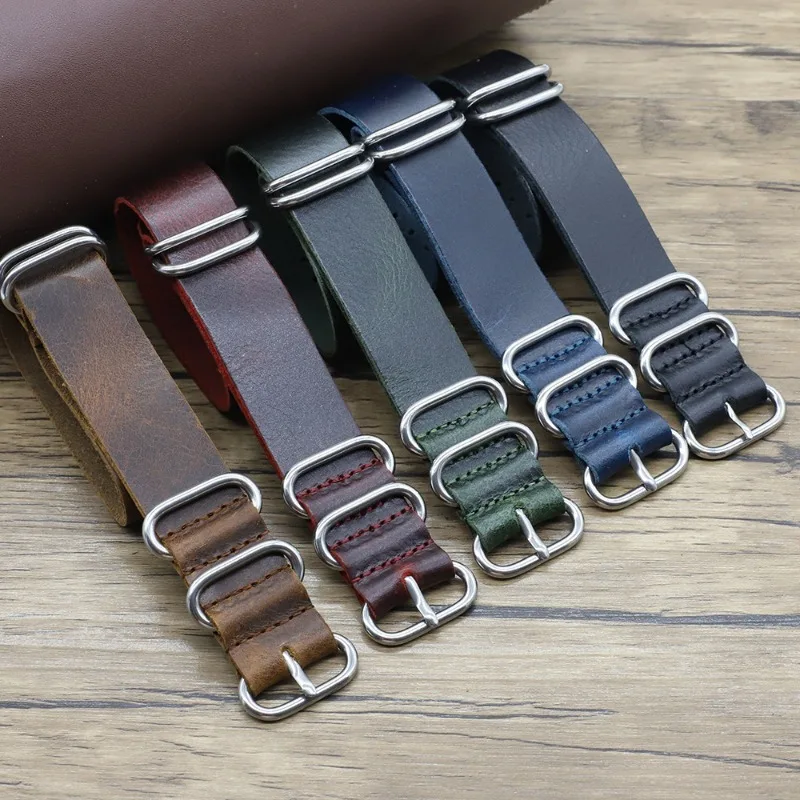นาฬิกาหนังแท้วินเทจ 18 มม.20 ม - Nato Strap Nylon บทวิจารณ์และราคา