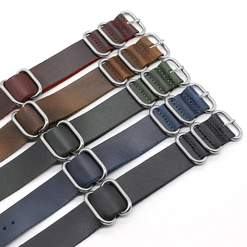 นาฬิกาหนังแท้วินเทจ 18 มม.20 ม - Nato Strap Nylon บทวิจารณ์และราคา