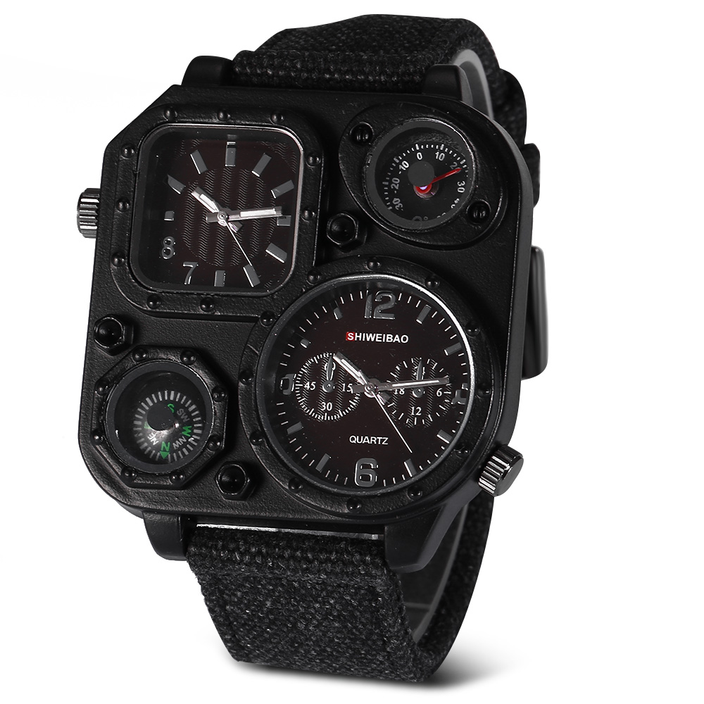ควอตซ์บุรุษนาฬิกาแบรนด์ชั้นนํา - Canvas Strap Watch บทวิจารณ์และราคา