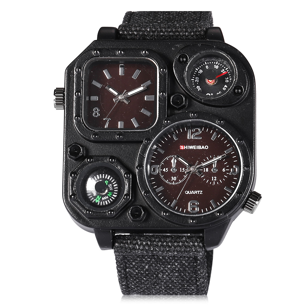 ควอตซ์บุรุษนาฬิกาแบรนด์ชั้นนํา - Canvas Strap Watch บทวิจารณ์และราคา