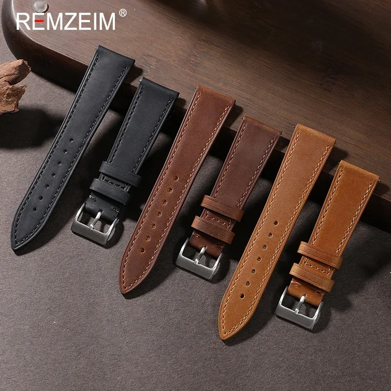 Strap18mm นาฬิกาหนังอเนกประสงค - Leather Strap Quick Release บทวิจารณ์และราคา