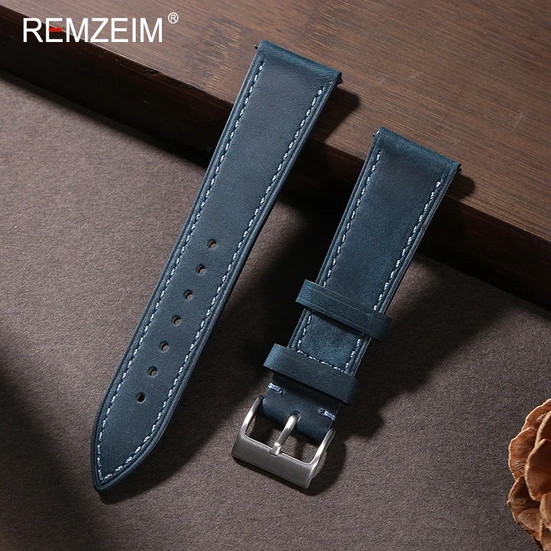 Strap18mm นาฬิกาหนังอเนกประสงค - Leather Strap Quick Release บทวิจารณ์และราคา