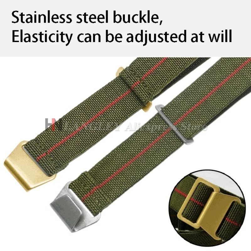 ไนลอนยืดหยุ่นสําหรับนาฬิกา Sei - Parachute Strap Elastic บทวิจารณ์และราคา