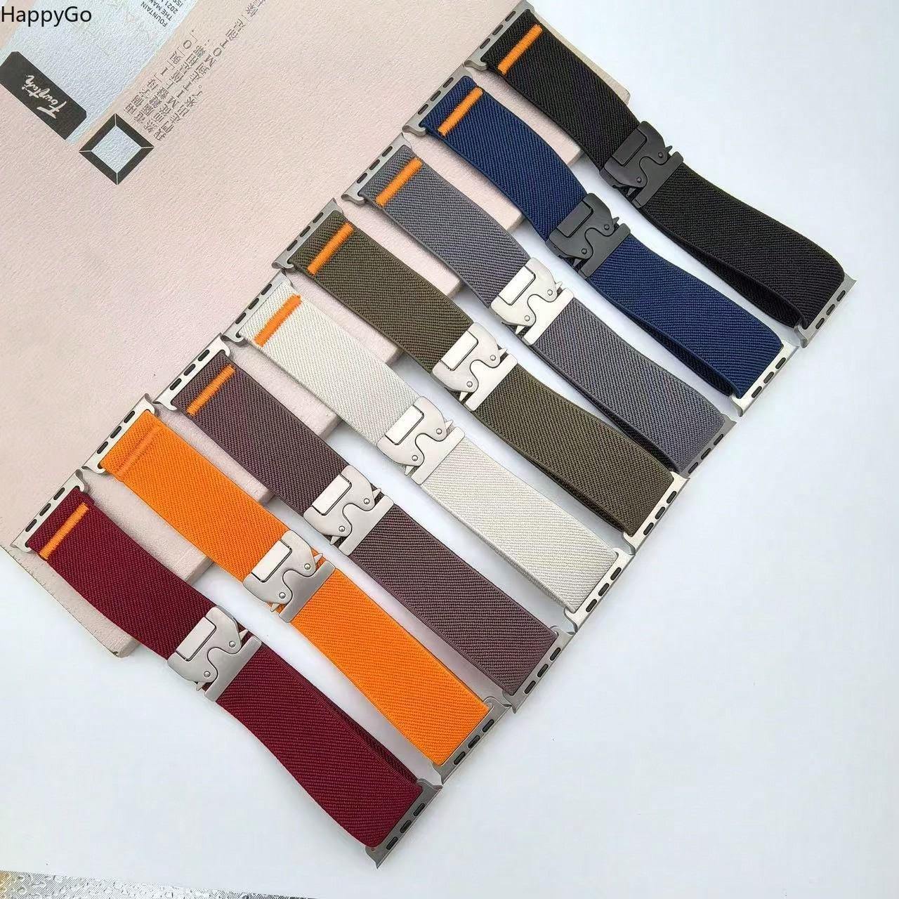 สายรัดข้อมือไนลอนยืดหยุ่นแบบกว - Parachute Strap Elastic บทวิจารณ์และราคา