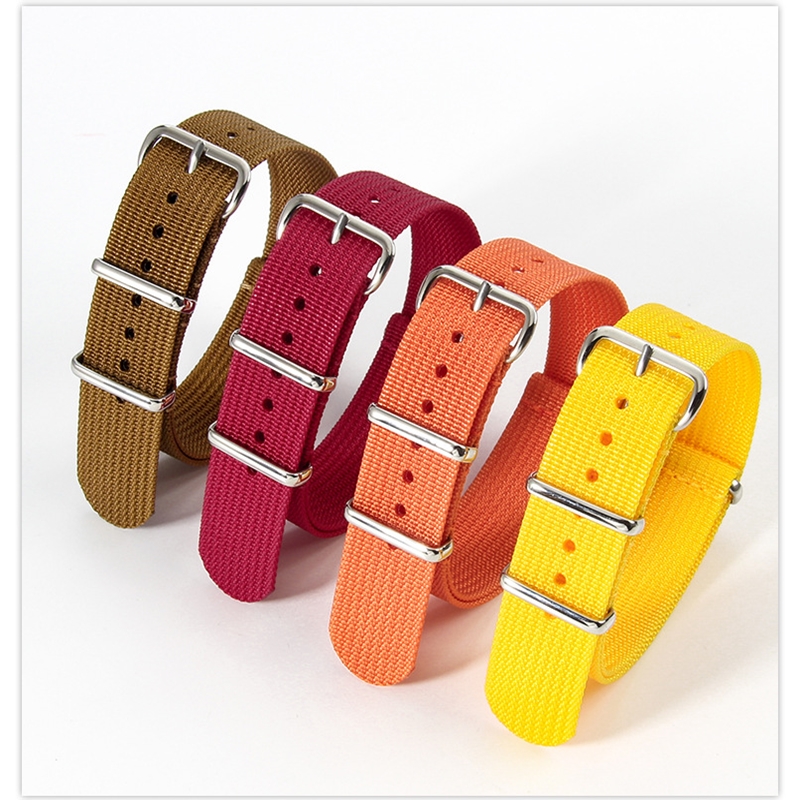 18 20 22 มม.สําหรับ Seiko Sams - Nato Strap Nylon บทวิจารณ์และราคา